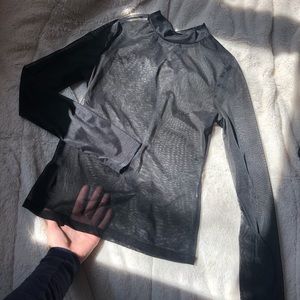 NEVER WORN Sheer Long Sleeve